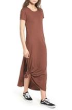 Women's Lira Clothing Alana Side Slit T-shirt Dress - Brown