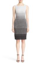 Women's St. John Collection Metallic Degrade Peekaboo Dress