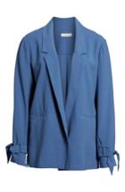 Women's 1.state Notch Lapel Soft Jacket, Size - Blue