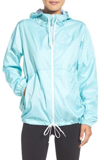 Women's Columnbia Flash Forward Water Resistant Jacket - Blue