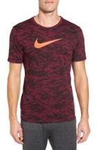 Men's Nike Basketball Attack Logo T-shirt, Size - Burgundy
