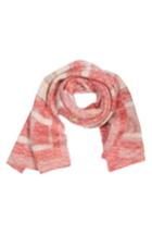 Women's St. John Collection Knit Plaid Scarf, Size - Pink