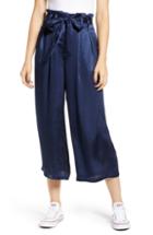 Women's The Fifth Label Estella Satin Wide Leg Pants, Size - Blue