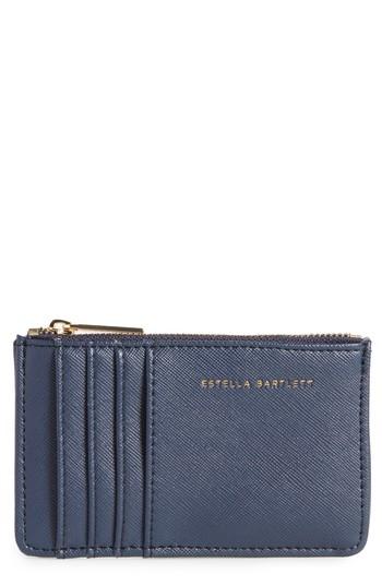 Estella Bartlett Woman On A Mission Faux Leather Card Case - Blue