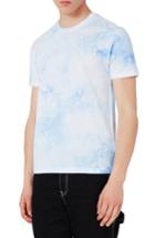 Men's Topman Slim Fit Print T-shirt - Blue
