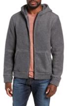Men's Michael Bastian Regular Fit Polartec Fleece Hoodie, Size - Grey
