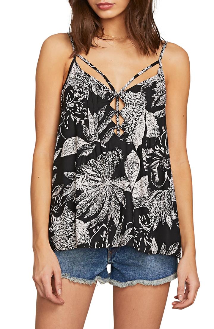 Women's Volcom Do Tell Strappy Camisole - Black