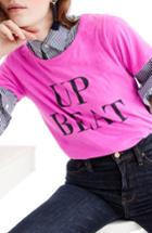 Women's J.crew Up Beat Tee, Size - Pink