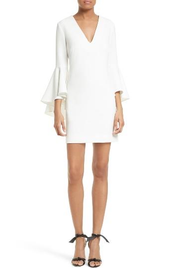 Women's Milly Nicole Bell Sleeve Dress - White