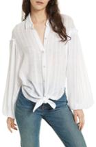 Women's Free People Headed To The Highlands Blouse - White