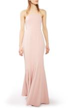 Women's Topshop Strapless Crepe Gown Us (fits Like 0) - Pink
