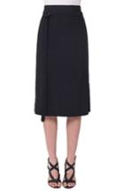 Women's Akris Punto Side Zip Strap Skirt