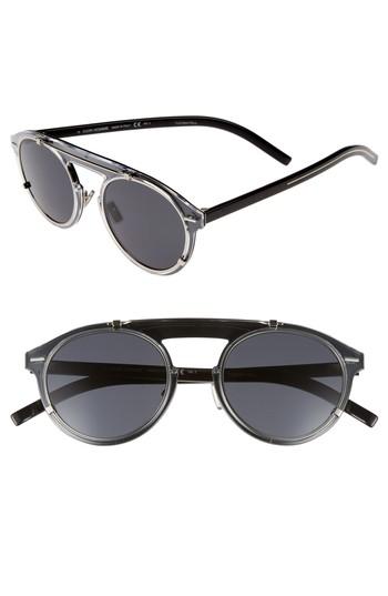Men's Dior Homme Genese 51mm Sunglasses - Black Crystal