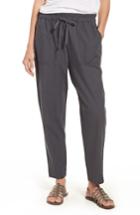 Women's Caslon Drawstring Waist Ankle Pants - Grey