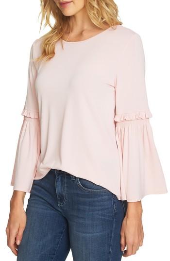 Women's Cece Bell Sleeve Knit Top, Size - Pink