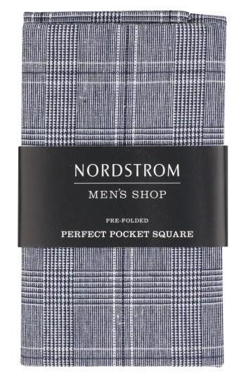 Men's Nordstrom Men's Shop The Perfect Pocket Square, Size - Green