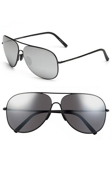 Men's Porsche Design 'p8605' 64mm Aviator Sunglasses -