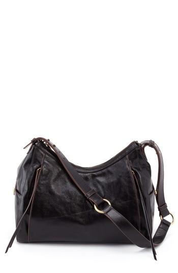 Hobo Horizon Leather Shoulder Bag - Black