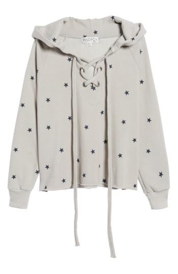 Women's Wildfox Football Star Hutton Sweatshirt - Grey
