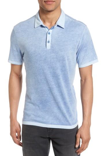 Men's John Varvatos Star Usa Reverse Sprayed Polo