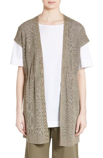 Women's Lafayette 148 New York Knit Hemp Blend Vest