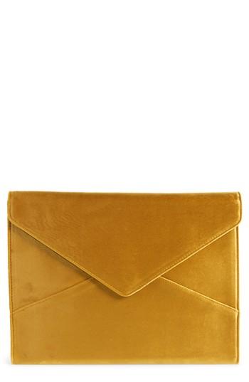 Sonix Canary Velvet Laptop Clutch - Metallic