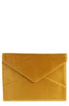 Sonix Canary Velvet Laptop Clutch - Metallic
