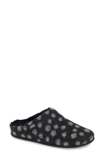 Women's Fitflop Chrissy Genuine Shearling Lined Mule M - Grey