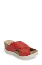 Women's Fly London Wary Platform Sandal .5-7us / 37eu - Red