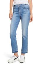 Women's 7 For All Mankind Edie High Waist Crop Release Hem Jeans - Blue