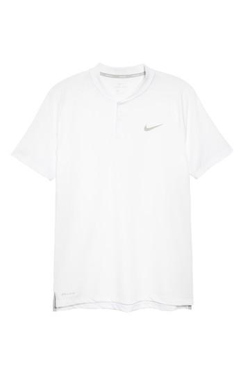 Men's Nike Dry Dynamic Slim Fit Polo - White