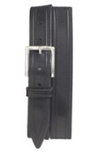 Men's Martin Dingman Walton Leather Belt - Black