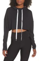 Women's Reebok Crop Hoodie - Black