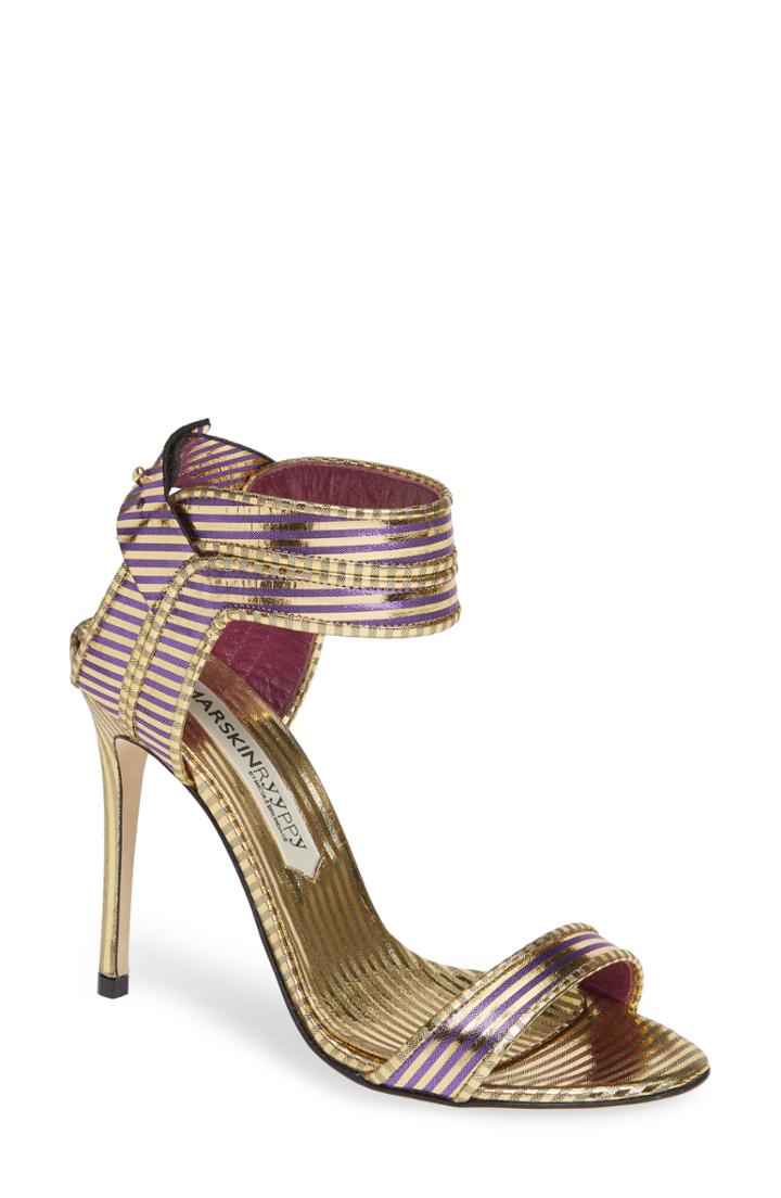 Women's Marskinryyppy Wynona Stripe Sandal Us / 38eu - Yellow