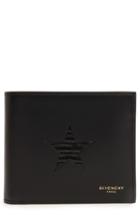 Men's Givenchy Star Calfskin Leather Bifold Wallet -