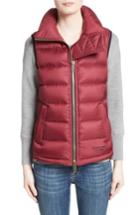 Women's Burberry Bredon Quilted Puffer Vest - Red