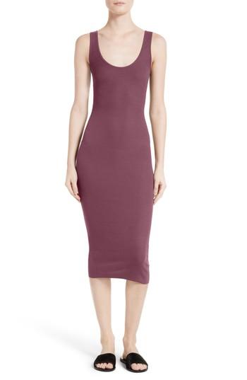 Women's Twenty Rib Tank Dress - Red