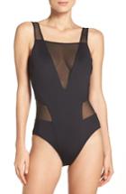 Women's Kenneth Cole Mesh One-piece Swimsuit