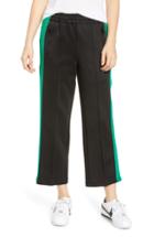 Women's Pam & Gela Stripe Crop Pants, Size - Black