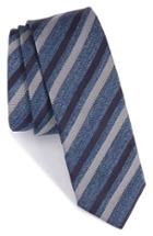 Men's Boss Stripe Silk Skinny Tie