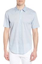 Men's Coastaoro Solana Regular Fit Short Sleeve Sport Shirt - Blue