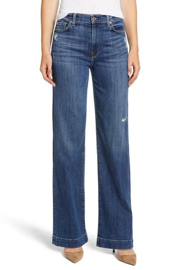 Women's 7 For All Mankind Alexa Wide Leg Jeans - Blue