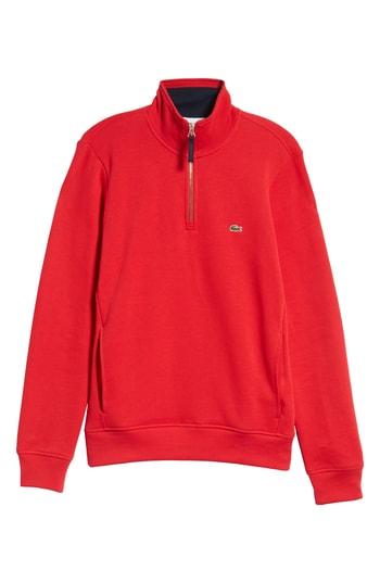 Men's Lacoste Fit Pullover, Size 3(s) - Red