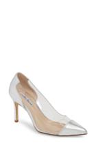 Women's Charles David Genuine Transparent Pump M - Metallic