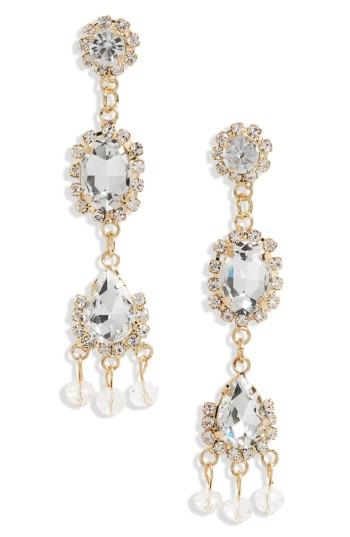 Women's Girly Crystal Drop Earrings