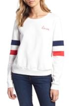Women's 1901 Graphic Cotton Sweatshirt, Size - Ivory