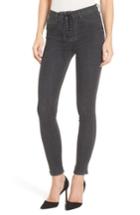 Women's Hudson Jeans Bullocks High Waist Lace-up Skinny Jeans - Grey
