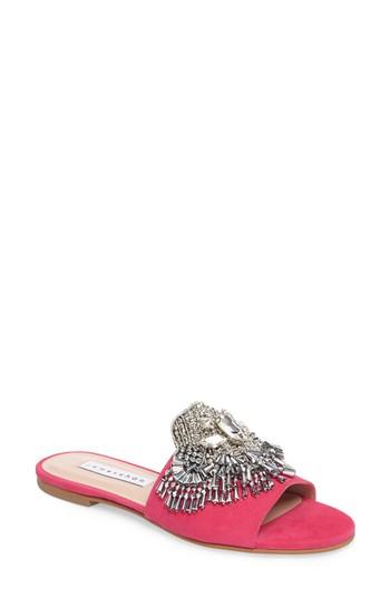 Women's James Chan Jallie Crystal Embellished Slide M - Pink