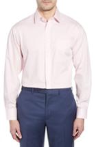 Men's Nordstrom Men's Shop Classic Fit Non-iron Solid Dress Shirt - 32 - Pink