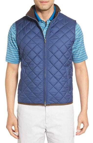Men's Peter Millar 'hudson' Lightweight Quilted Vest